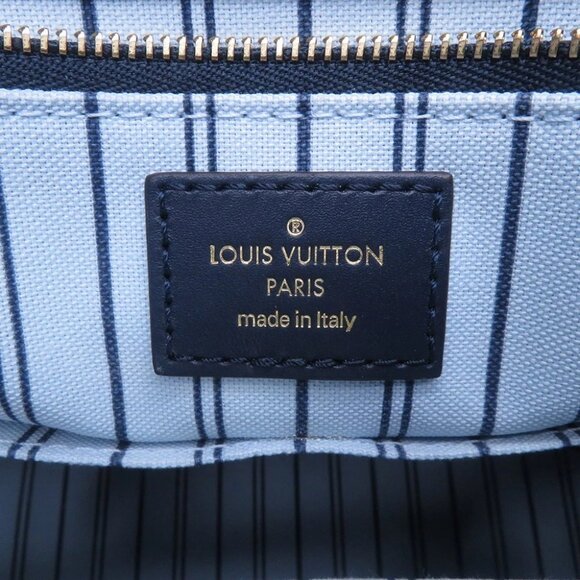 LOUIS VUITTON Onthego Size MM Monogram・Raffia Blue M57723 - Picture 15 of 16